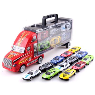 China Intellectual Strength Truck Toys For Boys , Vehicles Toy Car Alloy Metal Toy Truck Set for sale