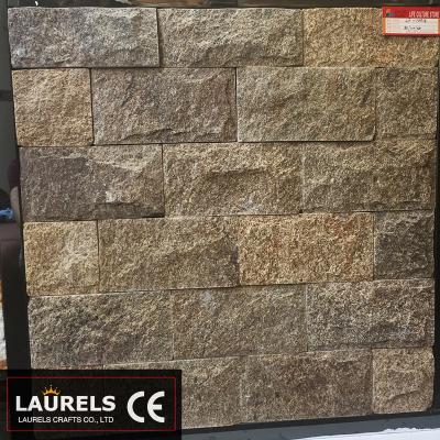 China Eco-friendly Cheap and Natural Rough Outdoor Cultural Stone Slate Dark Color Stone Wall Stone for sale