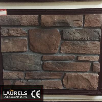 China Eco-friendly Artificial Cultural Stone Veneer Faux Stone Villa Wall For Outdoor Use for sale