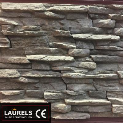 China Eco-friendly Veneer 3D Stone Cultural Articial Stone Wall For Project Wall for sale