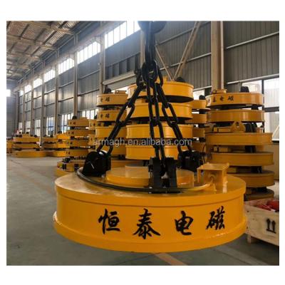 China 100 Kg Electro Safety Lift Strong Magnetic Lifter for Metal Scrap Lifting Steel Ball and 10 Ton Lifting Electric Magnets for sale