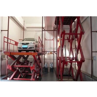 China Maintanence Auto Four Post Lift Platform For Car Chain Four Post Lift Platform For Car for sale