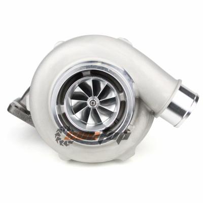 China GEN2 GTX3076R Ball Bearing Side Milled Wheel Turbo T3 0.82Vband Dual Ceramic Turbine 58/76.45/79mm Housing for sale