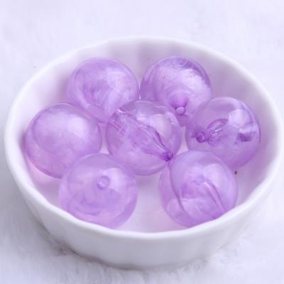 China Fashion Large 20mm Bulk 100pcs Chunky Acrylic Clouds Beads Clear Transparent Colorful for sale