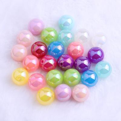 China Fashion Jelly AB Color Wholesale Colorful Fashion New Chunky Beads For Jewelry Making Shinny Acrylic Beads for sale