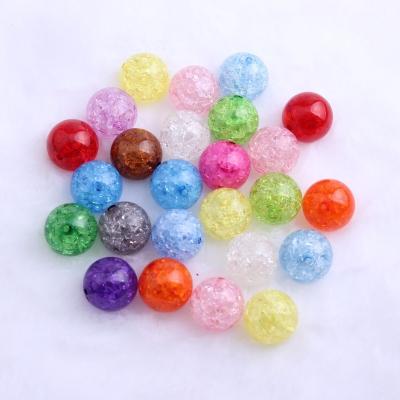 China New Fashion Wholesale Fashion Crunch Acrylic Beads For Jewelry Making Shinny Chunky Beads for sale