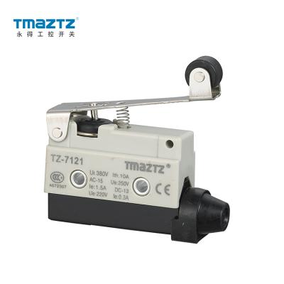 China Micro limit switch AZ model TZ 7121 for machine tool control using, coil stainless steel spring, also called D4MC-2000 XCJ-128 TZ-7121 for sale