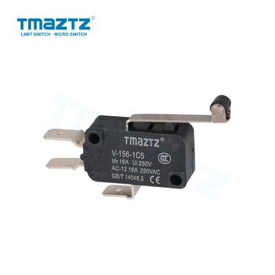 China CE marked 16A lever+ micro roller switch V-156-1C25 for packaging machine and parking equipment/TMAZTZ wholesale V-156-1c25 for sale