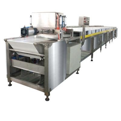 China Snack Factory QDJ600 Chocolate French Fries Production Line / Servo French Fries Depositing Machine for sale