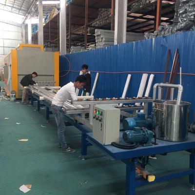 China Building Material Shops Aluminum Profiles Wood Grain Finish Transfer Printing Machine Wood Grain Heat Transfer for sale