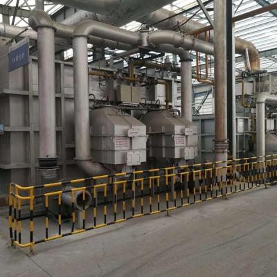 China Factory Regenerator Heating System Type Aluminum Casting Furnace With Billet Hot Top Casting Table for sale