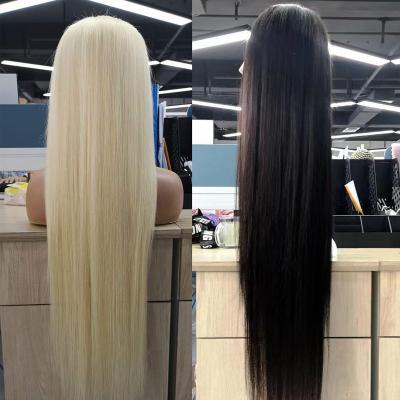 China Hd Silky Straight Lace Front Wigs 13x6 Wave Hair Virgin Hair Wigs For Black Women Braided Lace Wigs Hair for sale