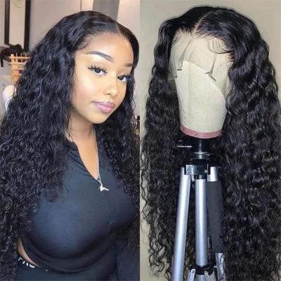 China Other Hair Wholesale Cheap Water Wave Wig,Cuticle Aligned Virgin Hair 13X4 Lace Wig,Brazilian Hair Lace Front Wigs for sale