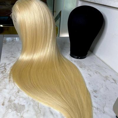 China Wholesale Brazilian Virgin Hair Silky Straight Wave 613 Full Lace Wigs For Black Women, 100% Natural Blonde Hair Cheap Wigs Lace Front for sale