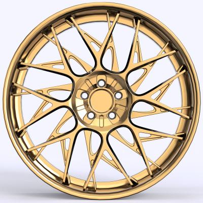 China ALLOY newcomer custom forged alloy wheels 18 to 24 inch luxury wheels for high and racing cars for sale