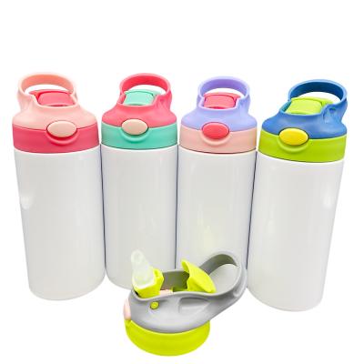 China 350ml Modern Hot Selling Sublimation Kids Sippy Cup Stainless Steel Water Bottle Kids Straight Tumbler for sale