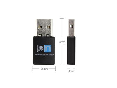 China 300Mbps High Power USB Wireless Network Adapter With External Antenna High Gain for sale