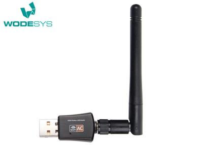 China Mini Size 600 Mbps 802.11 Ac Dual Band Wireless Usb Adapter With 5ghz 2.4ghz Frequency for sale