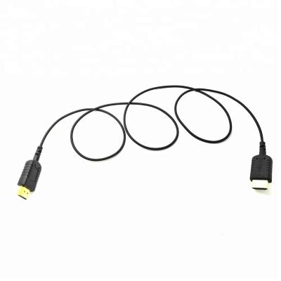 China Multimedia Supports 1080P True 4K@60Hz 4:2:0 4:4:4 Wolrd's Thinnest Coaxial HDMI Cable 1.2m for sale