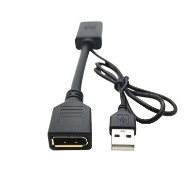 China 4K Gold Plated 1080P COMPUTER USB Powered HDMI To DisplayPort Adapter Converter for sale