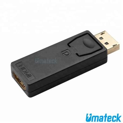 China UMATECK DisplayPort Multimedia Adapter DP Male To HDMI Female Converter for sale