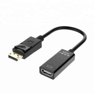 China Multimedia Gold Plated Male to Female 4K Reready DisplayPort DP Display Port to HDMI Adapter Converter Converter for sale