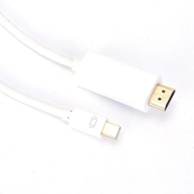 China Multimedia Thunderbolt Compatible Mini DisplayPort 1.2 to HDMI Cable Support 4K 60Hz 3m 10FT for sale