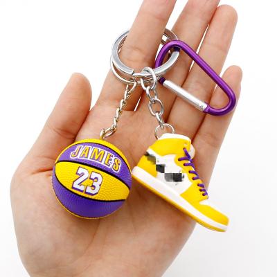 China Creativity Basketball Kobe James Curry Irving Doncic NBA Bag Accessories Key Pendant Peripheral Souvenir for sale