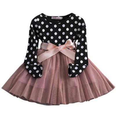 China High Quality Anti-wrinkle Children's Clothing Children's Performance Dress Autumn And Winter Girls' Dress Princess Dress Long for sale