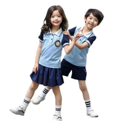 China Kids Suits School Uniforms Patterns School Uniforms Spring High School Uniform Summer Boys Girls Sports Suits New Designs School Uniforms for sale