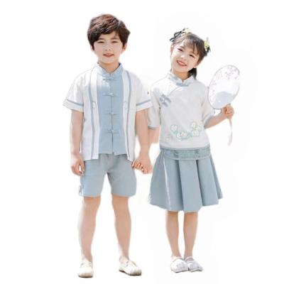 China Sets Customized Boys Chinese Style Performance Chinese Kindergarten Costume for sale