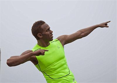 Chine Chiffre de cire de renommée mondiale d'étoile de sports de sculpture grandeur nature en cire d'Usainbolt à vendre