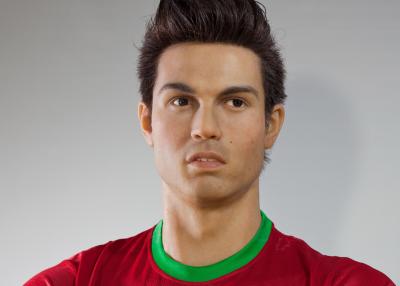 China World Famous Sports Star Wax Figure / Cristiano Ronaldo wax figure for sale