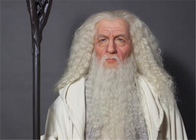 China Gandalf-Silikon-Action-Figuren/moderne realistische klare kundengebundene Silikon-Wachsfigur zu verkaufen