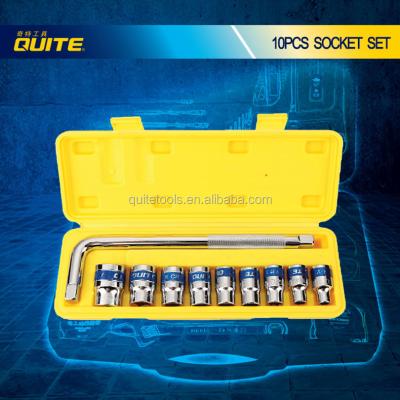 China Bicycle Repairing Tool Kit 10pcs Socket Ratchet Wrench Set, Auto Tool Kit Set, Tool Kit Socket Set for sale