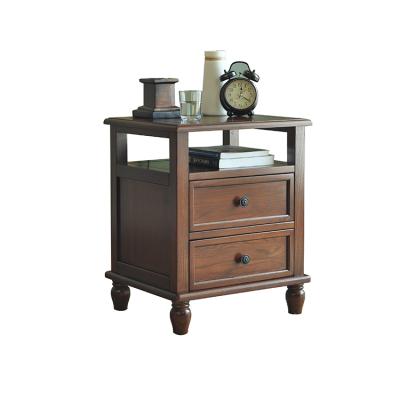 China Eco-friendly Nesting Nightstands Wooden Furniture Bedside Cabinet And Side Table Corner Desk Stacking Telephone Furniture Solid Wood Wholesale for sale