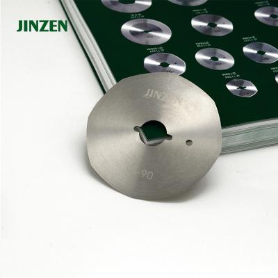 China JINZEN Sewing Machine High Quality Heptagon Septilateral Blade Industrial Round Knife For RS-90 Cloth Cutting Machine for sale