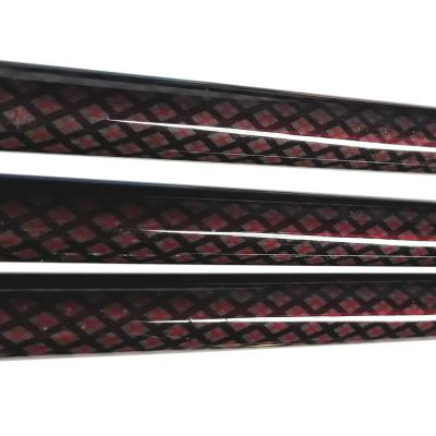 China Carbon+nano 6ft Carbon 17lbs X Red Black Racing Fishing Rod Blank For Spinning Casting Rod Casting for sale