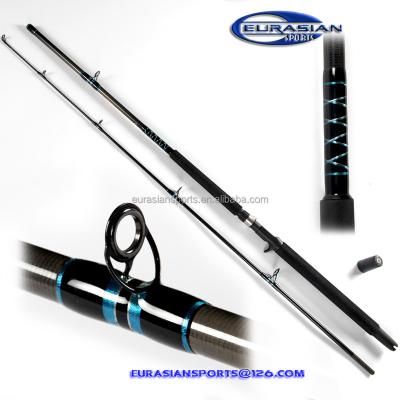 China Carbon 50-100g 2.10m, 2 Sections, Manuture Cheap Factory Wholesale Weihai Graphite Low Price OEM Carbon Boat Trolling Casting Fishing Rod for sale