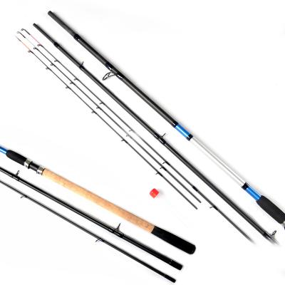 China Carbon 4.20m to Carbon Heavy Feeder Power Spindle Sections 180g 3+3 Sections Action Fishing Rod for sale