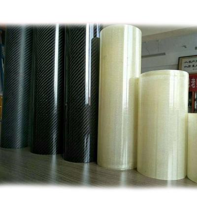 China All Fields Industrial OEM Files Woven Carbon Tube e Fiberglass Tube For Sport Rod for sale