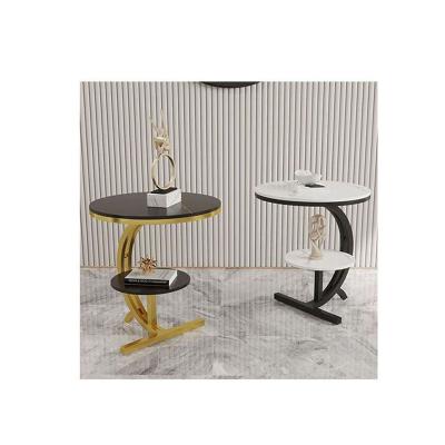 China Best Quality Modern Space Small Marble Coffee Table Marble Coffee Table Black for sale