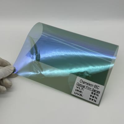 Cina Anti-UV Chameleon Tint Window 65C Film solare per finestre di auto 55%VLT Cambiamento di colore in vendita