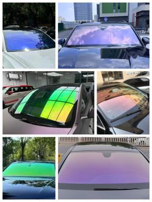 China High Transmittance 99%UVR Chameleon Window Film PET Material High Precision for sale