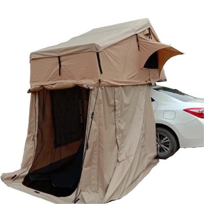 China Extended Type Car Tent Truck Camper Tent Rooftop Top Tents With Changing Room for sale