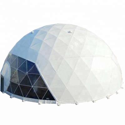 China Fireproof Ball Shape Tent 5m Diameter 10m Geodesic Dome Tent For Sporting Events for sale