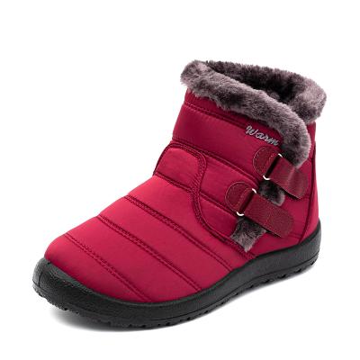 China Waterproof Latest PU Cotton Shoes And Waterproof Anti-ski Material Warm Boots for sale