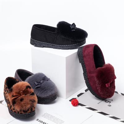 China Autumn and winter flat shoes plus velvet warm shoes for sale