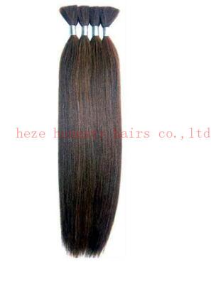 China 100% Human remy hair bulk for sale