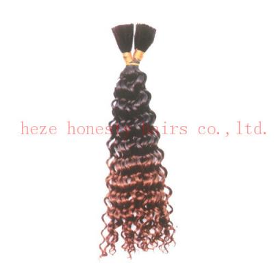 China 100% Human remy hair bulk for sale